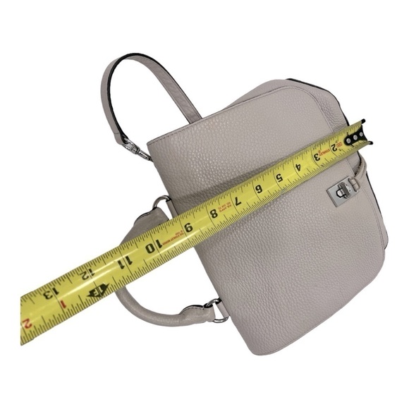 Rebecca Minkoff 'Darren' medium convertible leather backpack Grey - Picture 9 of 16